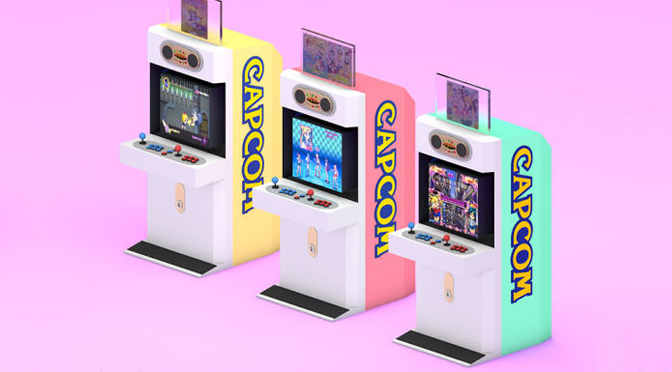 Macchine Arcade realizzate in miniatura
